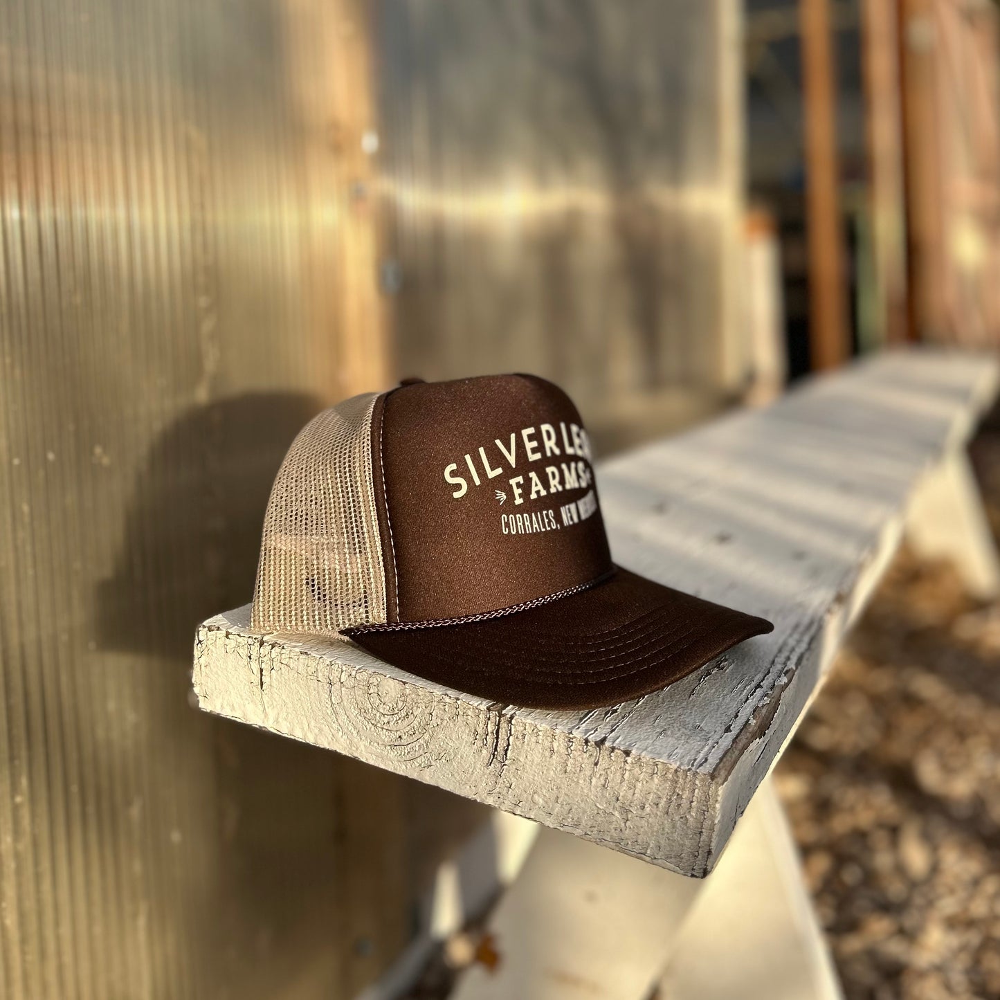 NEW Silver Leaf Farms Foam Trucker Hat