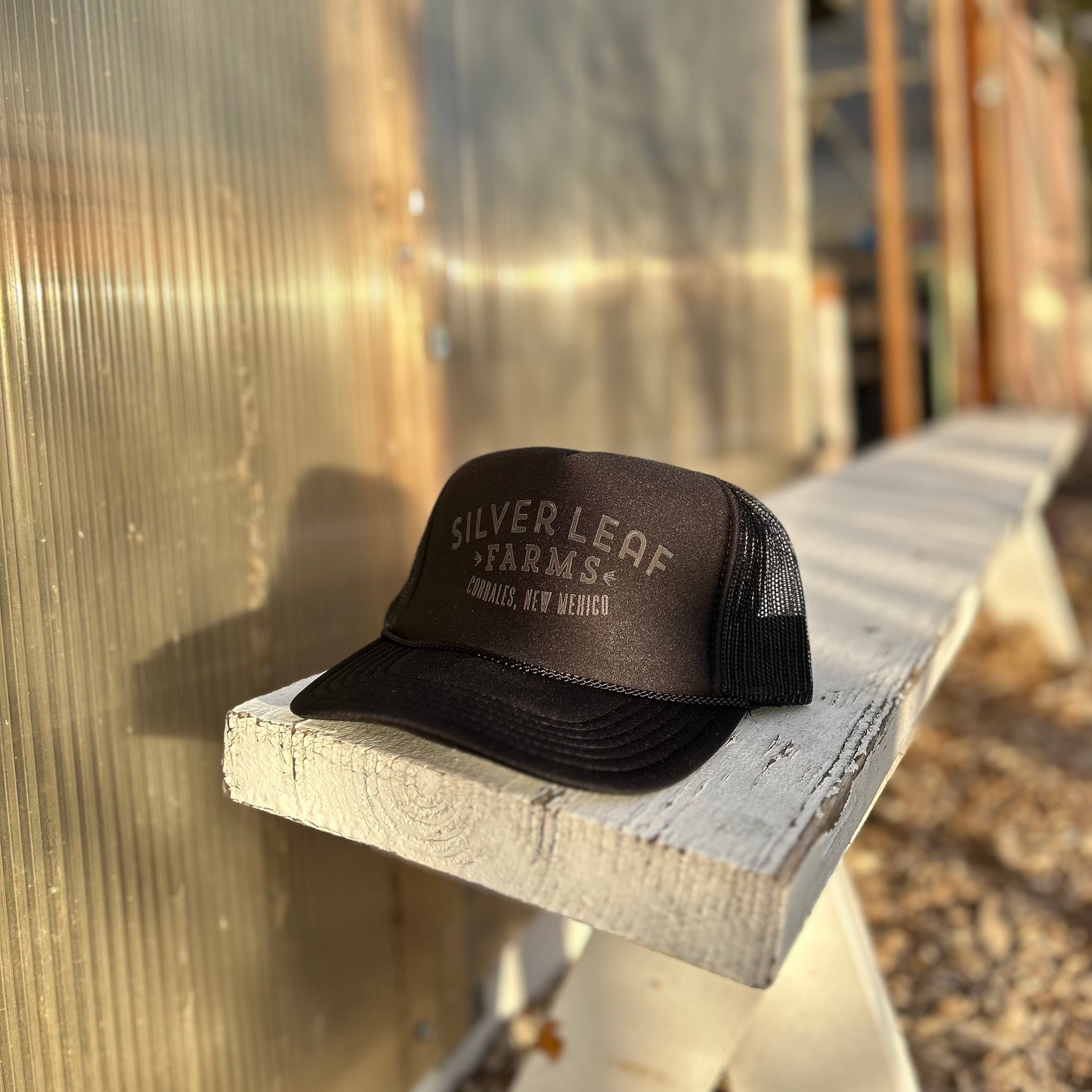 NEW Silver Leaf Farms Foam Trucker Hat